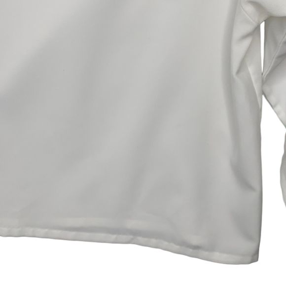 Vintage Floral Embroidered Sailor Collar Long Ballon Sleeve White Blouse 10 - Picture 3 of 9